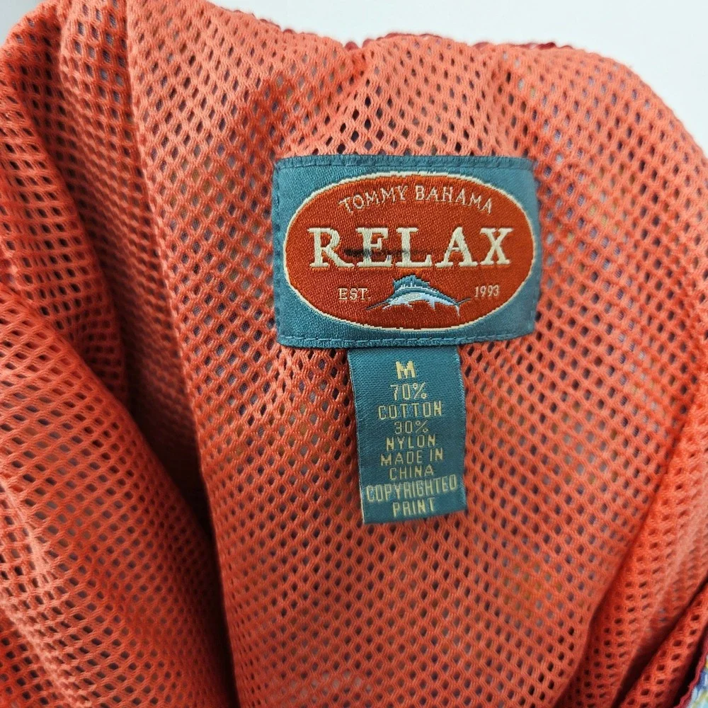 Tommy Bahama Swim Trunks Mens Medium Lined‎ AOP Floral Relax Summer Beach